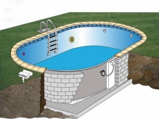 Bazen set FARO 600x320x120 cm